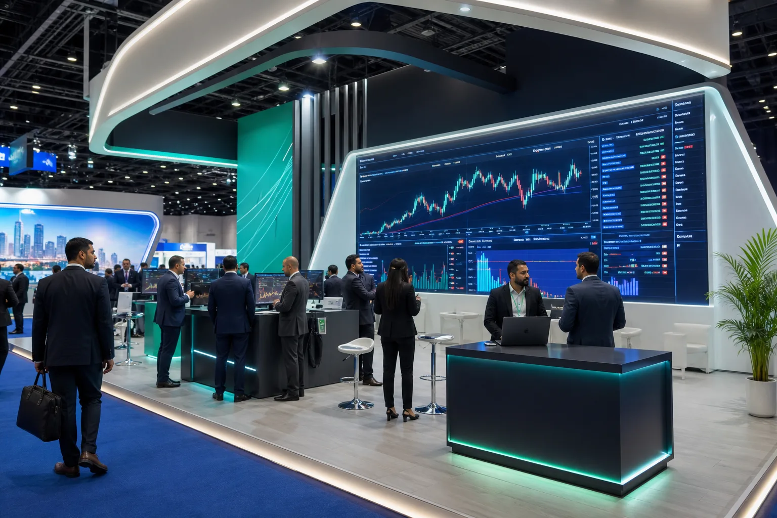 Forex Expo Dubai atmosphere